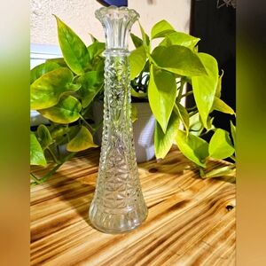 Vintage Anchor Hocking Glass Bud Vase